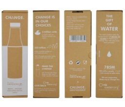 BREDA - CHANGE Collection Insulated Water Bottle - Blue - Image 5