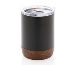 GOUDA - Hans Larsen Vacuum Mug With Cork Base - Black
