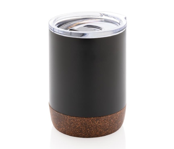 GOUDA - Hans Larsen Vacuum Mug With Cork Base - Black