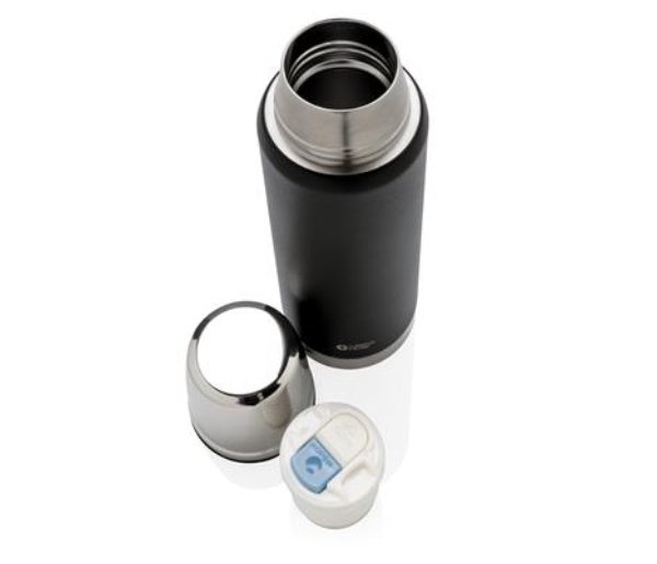 Swiss Peak ELITE - 0.5 L Copper Vacuum Flask - Black - Image 2