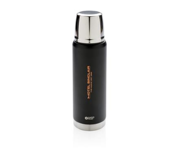 Swiss Peak ELITE - 0.5 L Copper Vacuum Flask - Black - Image 4