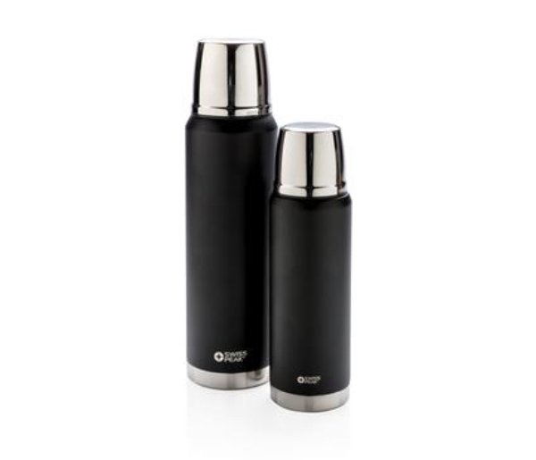 Swiss Peak ELITE - 0.5 L Copper Vacuum Flask - Black - Image 8