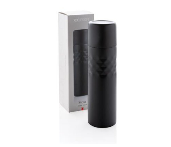 MOSA Flask - XDDESIGN 500 ml stainless steel Flask Black - Image 3