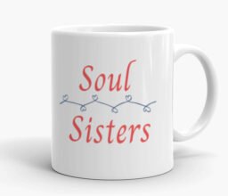 Alternative view of Personalised Names Soul Sisters Mug