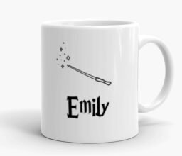 Alternative view of Personalised Name Hermoine Mug
