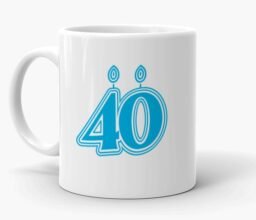 Personalised Name 40th Mug