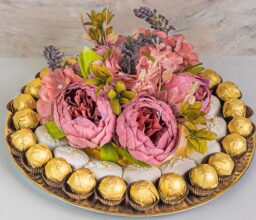 Floral Diwali Tray
