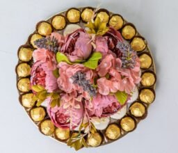 Alternative view of Floral Diwali Tray