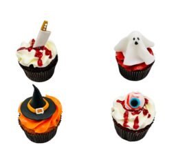 Halloween Theme Cupcakes Pack of 4