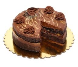 Salted Caramel Chocolate Quinoa Cake