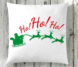 Alternative view of Ho Ho Ho Christmas Cushion