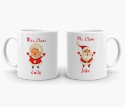 Mr. Claus and Mrs. Claus Combo Christmas Mugs
