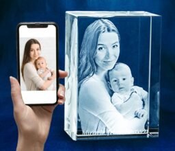 Rectangle Extra Large Tall Crystal Personalised