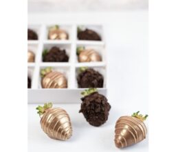 Golden and Dark Chocolate Covered Berries - Image 3
