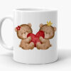 Personalized Couple Names Teddy Mug