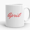 Personalized Name Pink Teddy Mug