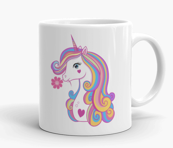 Personalized Name Unicorn Mug - Image 2