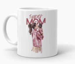 Personalized Photo Girl Mom Mug