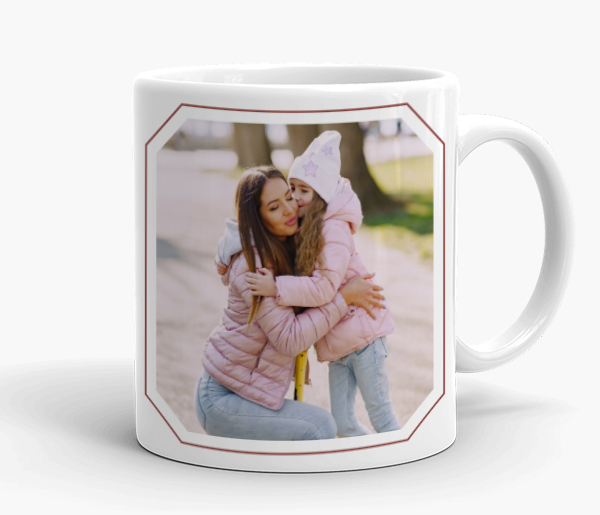 Personalized Photo Girl Mom Mug - Image 2