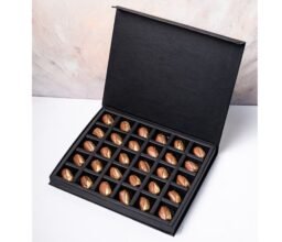 Milk chocolate and Gold Coated Dates
