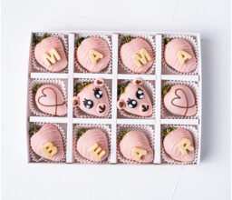 Mama Bear Chocolate Covered Strawberries - 12pcs