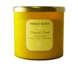 Tropical Fruit 3 Wicks Candle - 400g Wax