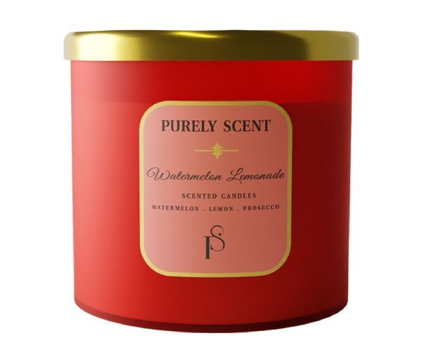 Watermelon Lemonade 3 Wicks Candle - 400g Wax