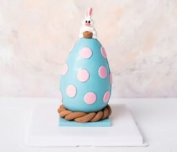 Blue and Pink Chocolate Egg