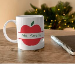 Kindergarten Teacher Personalized Name Mug - Image 3