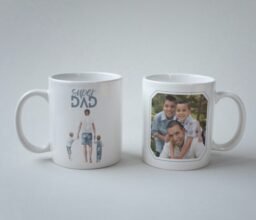 Dad of Boys Personalized Photo Mug - Image 3