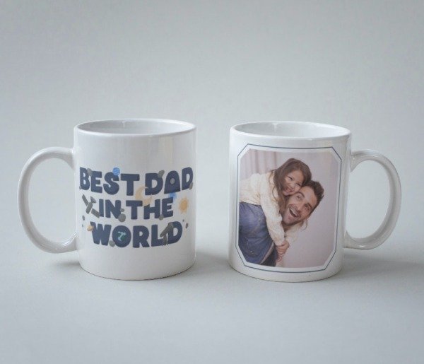 Best Dad Personalized Photo Mug - Image 2
