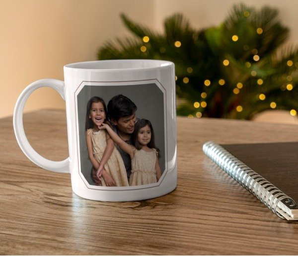 Dad of Girls Personalized Photo Mug - Image 3