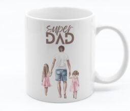 Dad of Girls Personalized Photo Mug