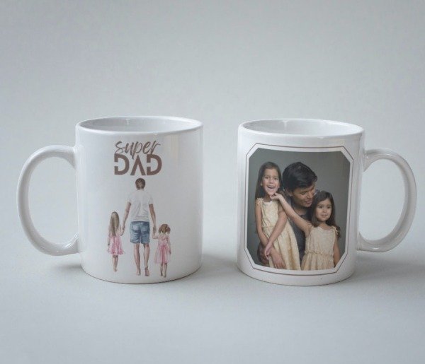 Dad of Girls Personalized Photo Mug - Image 2