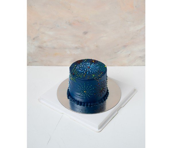Diwali Night Sky Mini Cake
