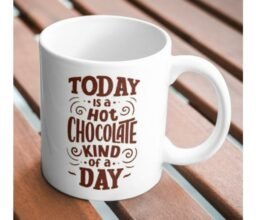 Alternative view of Hot Chocolate kind of day Mug