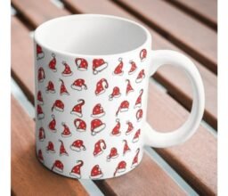 Alternative view of Christmas Hats Pattern Mug
