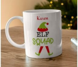 Elf Squad Personalized Name Mug