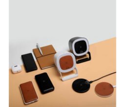Alternative view of TASOVA - @memorii Recycled 15W Wireless Charger Bluetooth Speaker - White/Tan