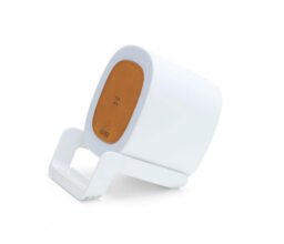 TASOVA - @memorii Recycled 15W Wireless Charger Bluetooth Speaker - White/Tan - Image 4