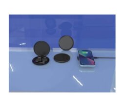OSLO - @memorii Recycled 15W Wireless Charger Multi - Cable Set - Blue - Image 4