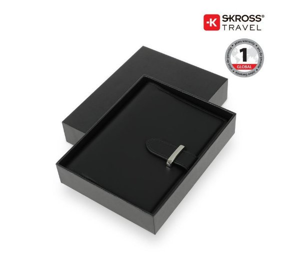 SKROSS Travel - Ambassador Passport Wallet - Black