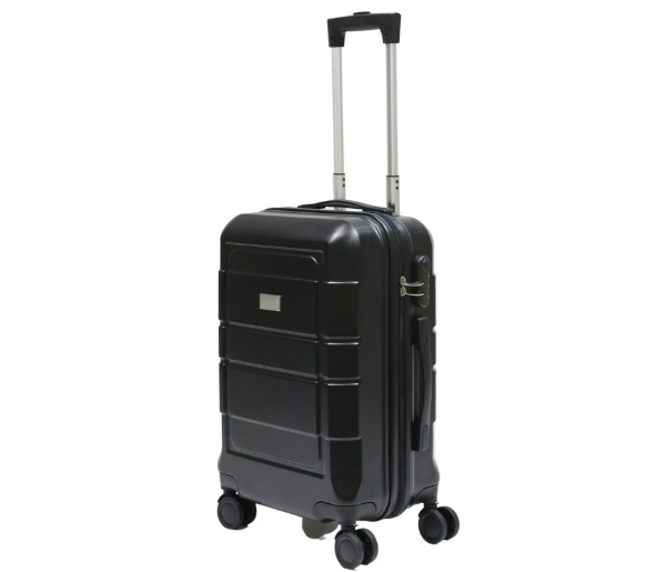 GENOVA - Classic Cabin Trolley Bag - Black - Image 2
