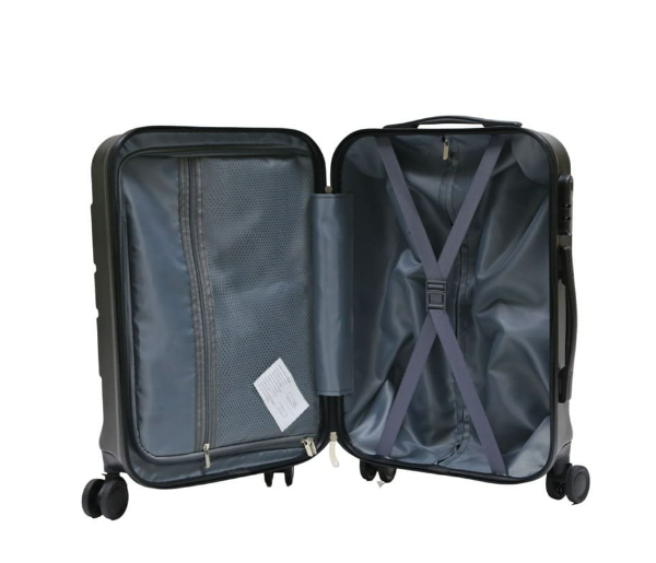 GENOVA - Classic Cabin Trolley Bag - Black - Image 3