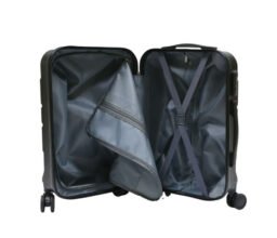GENOVA - Classic Cabin Trolley Bag - Black - Image 4