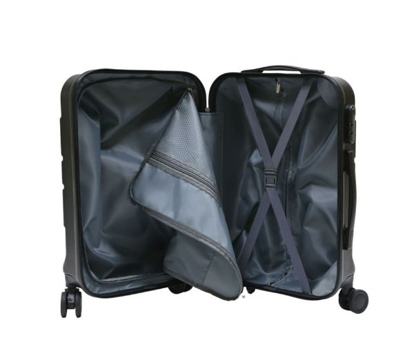 GENOVA - Classic Cabin Trolley Bag - Black - Image 4