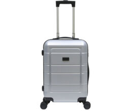 GENOVA - Classic Cabin Trolley Bag - Silver
