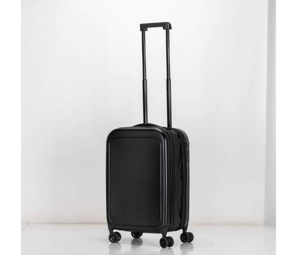 ROSTOCK - SANTHOME Foldable Cabin Trolley Bag - Black Matt Finish - Image 4