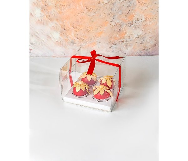 Red And Golden Chocolate Baubles - Image 3