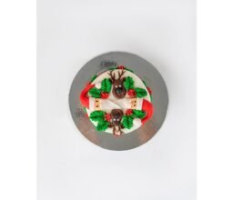 Alternative view of Santa And Reindeer Christmas Cake